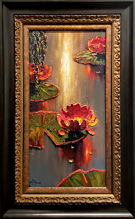 Pejman Red lilies 24x12